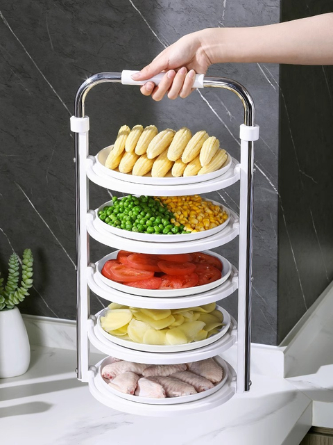 Wholesale Foldable Storage Rack Basket for Dish