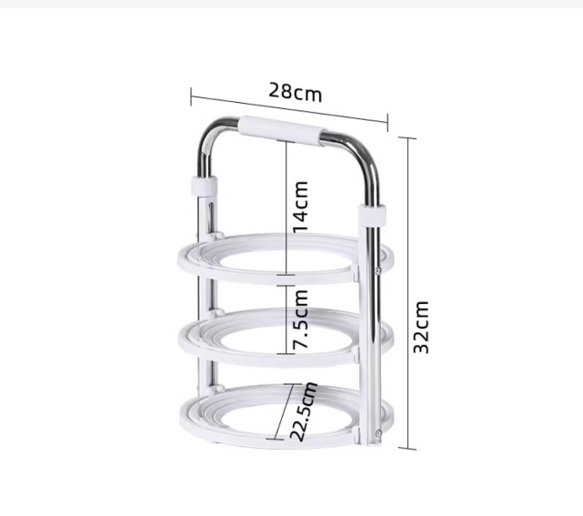 Wholesale Foldable Storage Rack Basket for Dish