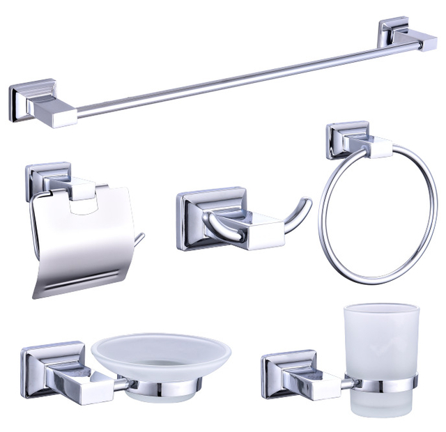 Bathroom Accessories 6PCS Shower Hardware Pendant Decor Set