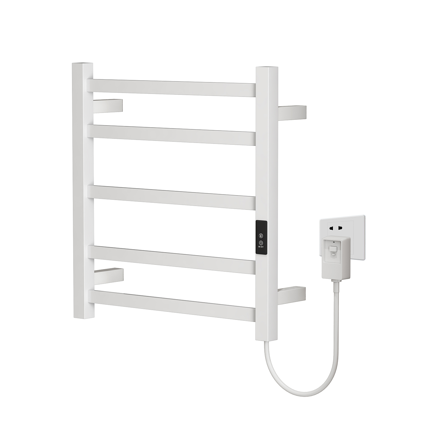 Rectangle Tube Heated Towel Rail