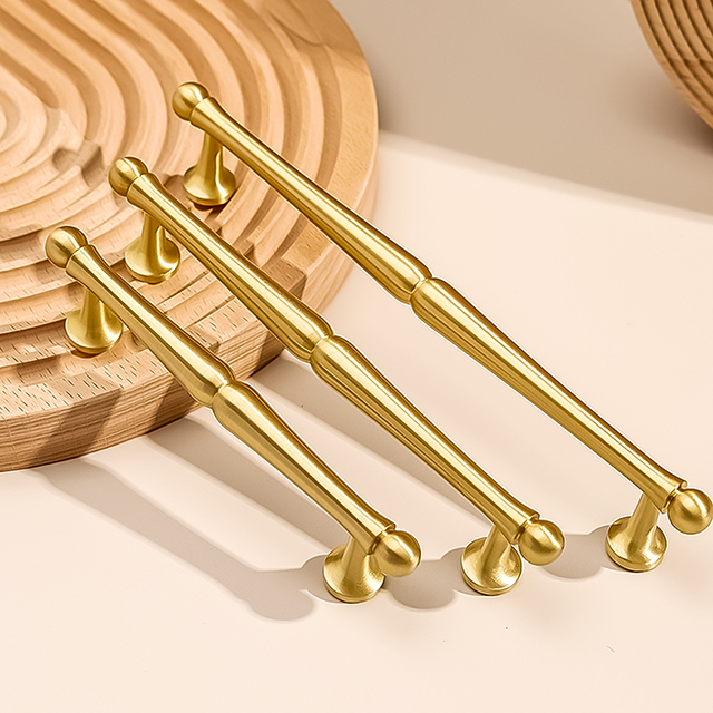 Brass Pull Knob Cabinet Door Handle