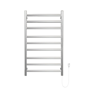Wall-mounted heated towel rack