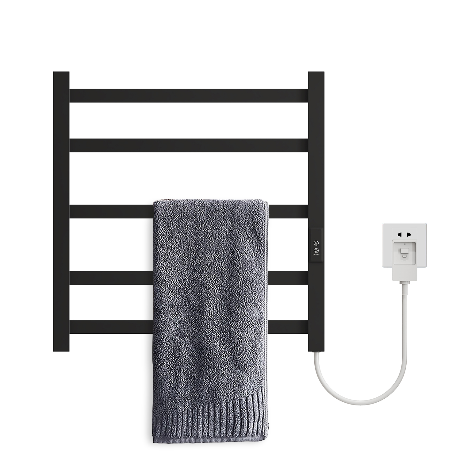 Black Electric Towel Warmer with High Quality