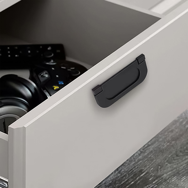 Black Stainless Steel Drawer Handle Furniture Handle 