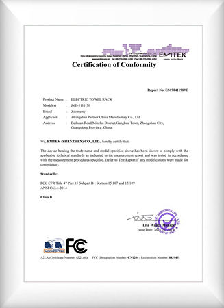 TECHNICAL CERTIFICATION