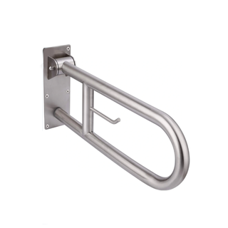 Bathroom Foldable Grab Bar with Paper Holder Wholesale