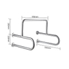 Wholesale Stainless Steel 304 Handrails Support Bar Factory