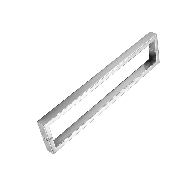 Brushed Nickle Glass Door Push Handle (01-208)